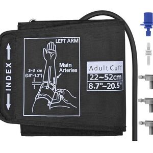 Black Blood Pressure Monitor Cuff